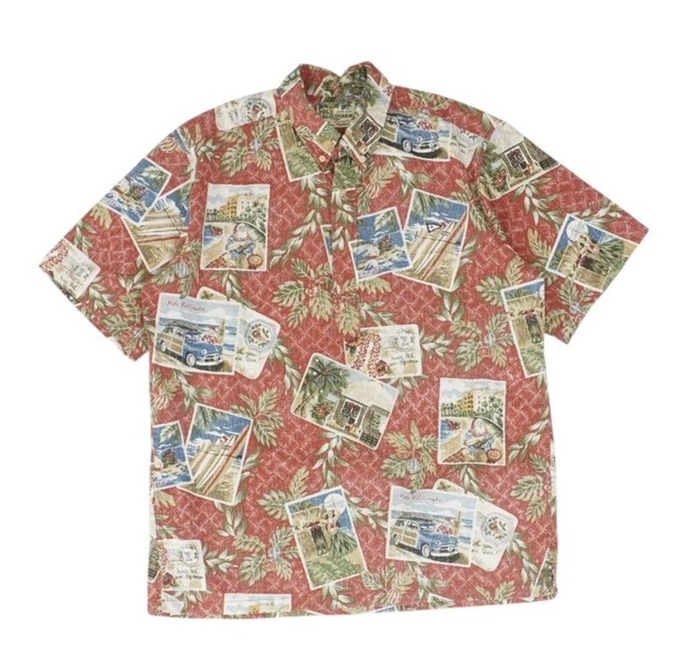 Reyn Spooner Large - Mele Kalikimaka Hawaiian Shirt Christmas